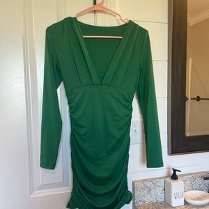 Green night out dress size small
